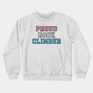 Proud Transgender Rock Climber Crewneck Sweatshirt